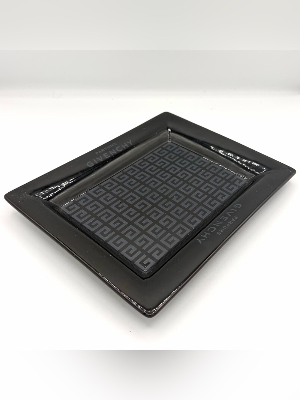 Givenchy Parfums Black Catch All Dish Decorative Tray
